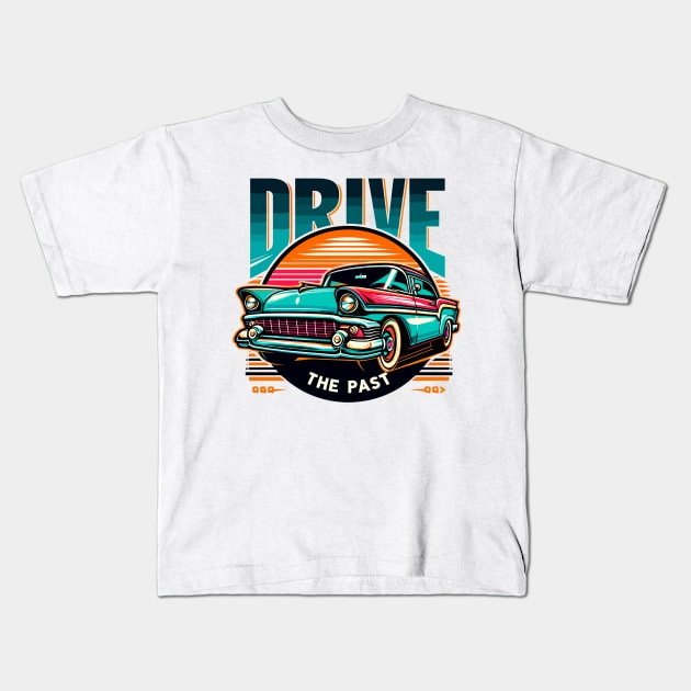 Classic Car Kids T-Shirt by Vehicles-Art